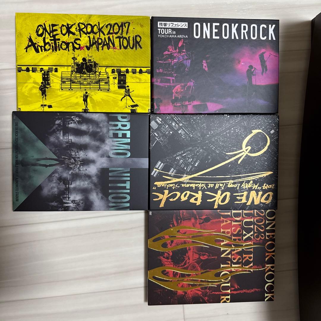 ONE OK ROCK Blu-ray DVD4枚LUXURYは付いておりません