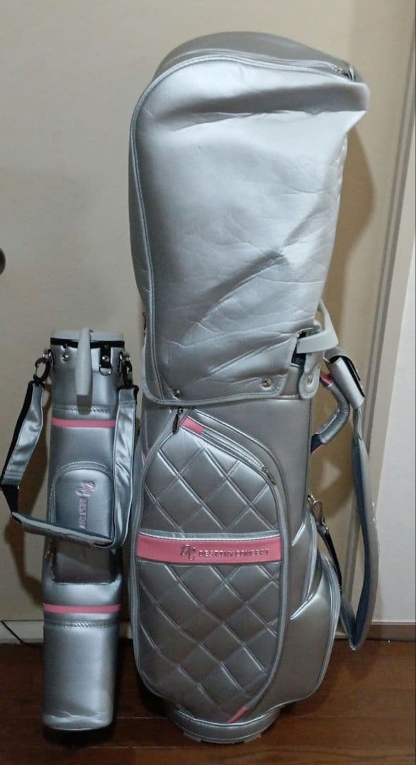 【美品/送料込】レディース キャディーバッグ/サブバッグ（フード付）