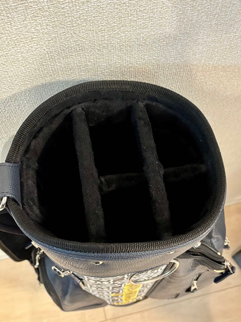 Psycho Bunny キャディバッグ 紺/白/黄色