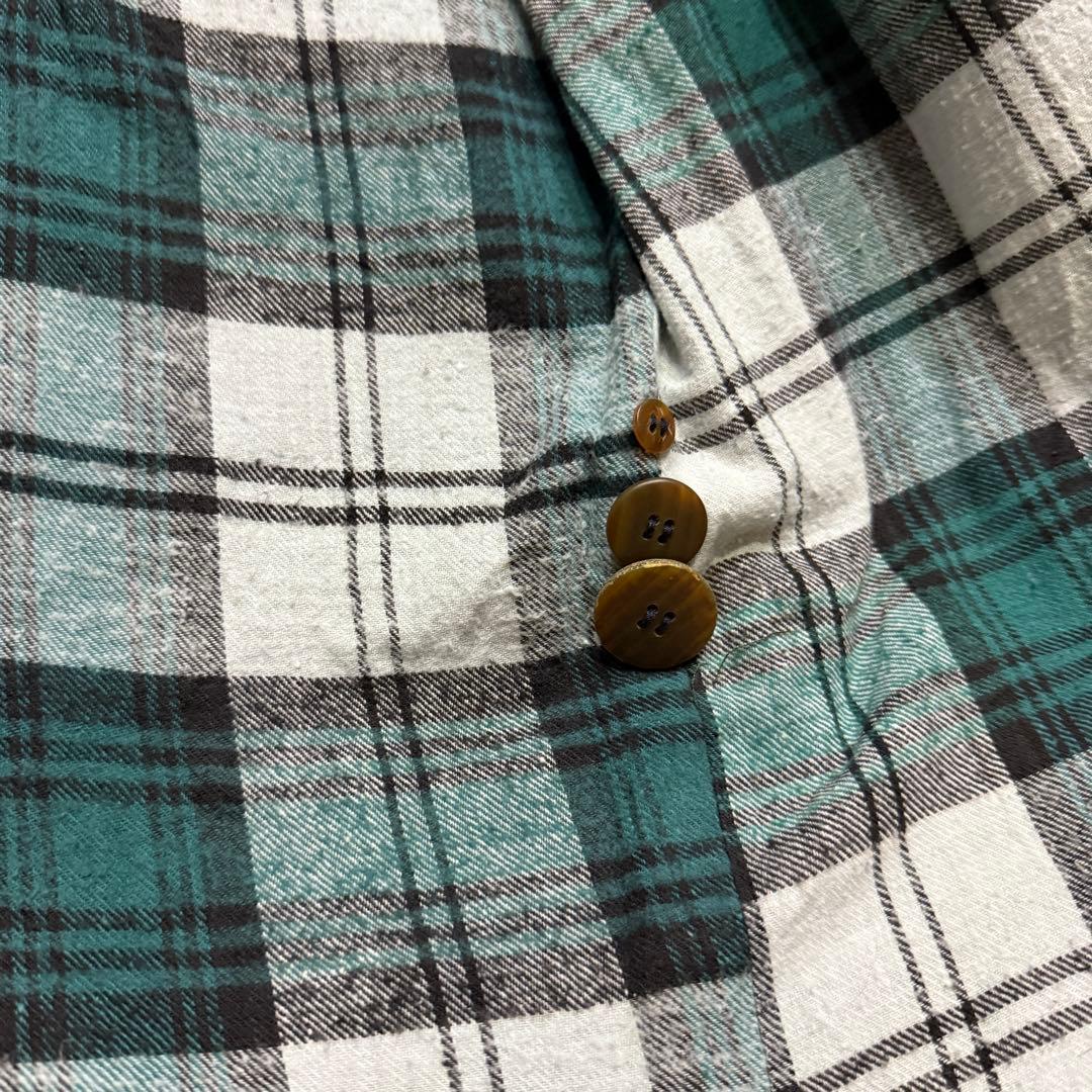 sstMcGREGOR襟コーデュロイvintageジャケットチェックライニ