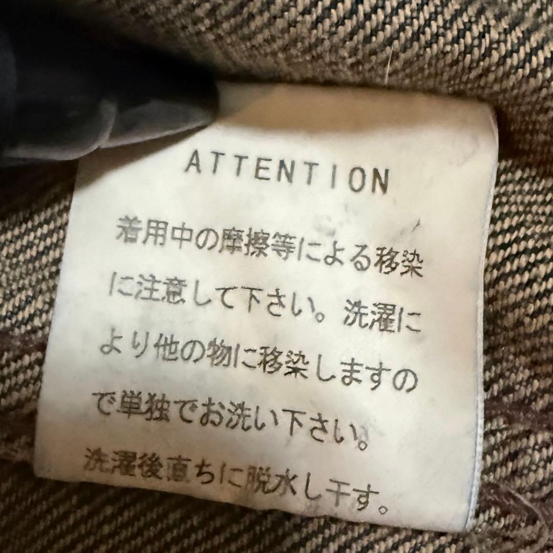 激レア！LED RECHWE 錆 ファー付きデニムジャケット M / y2k