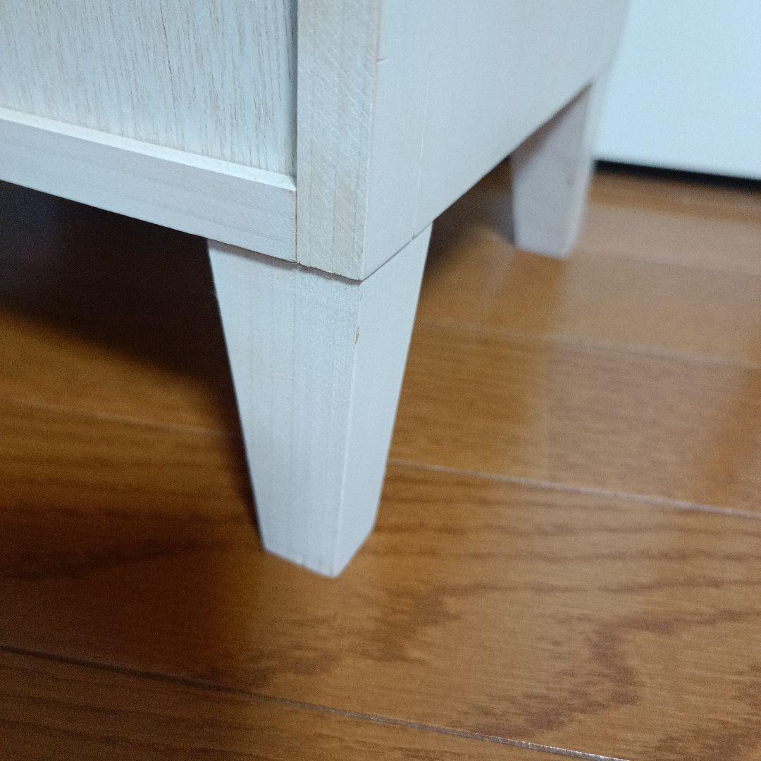 レトロ 6段チェスト キャビネット 北欧 ナチュラル モダン 白 アンティーク風