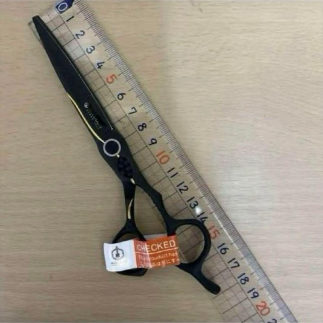マットブラックGOLD 6.3㌅ 美理容シザー