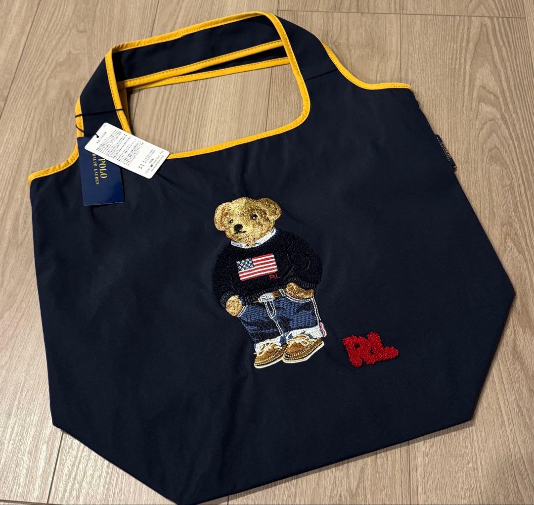 新品タグ付　ラルフローレン　トートバッグ　エコバッグ　ベア施術