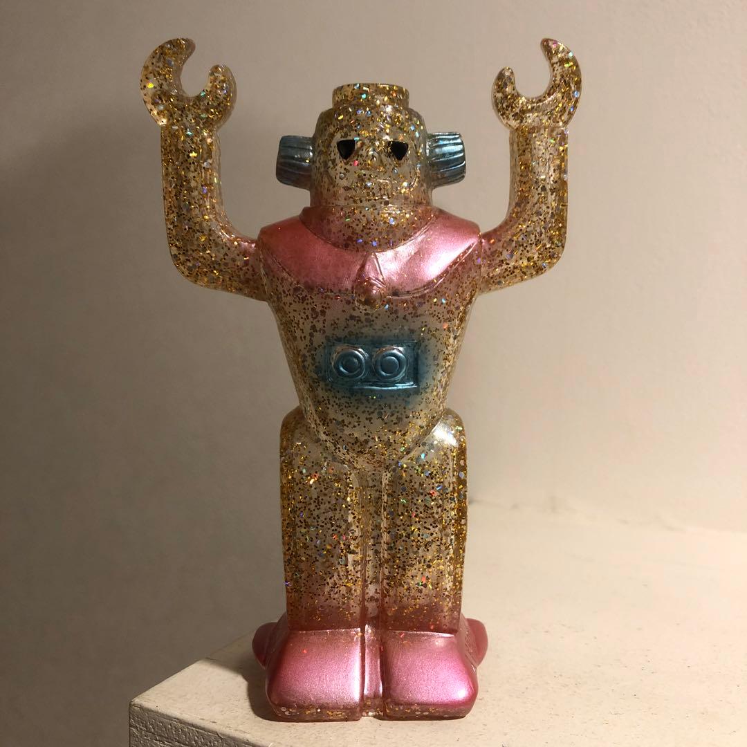 人間ロボット 指人形 ソフビ