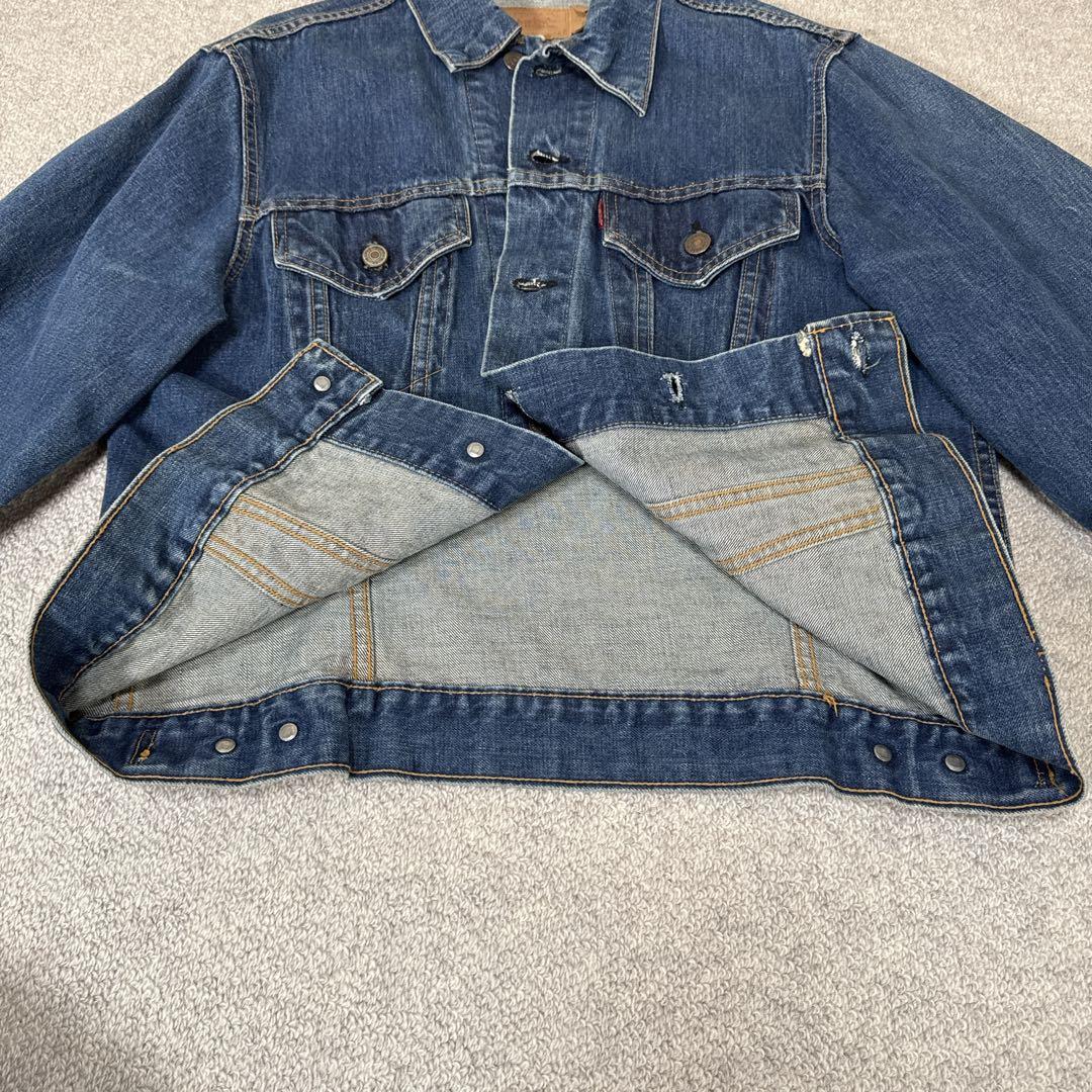 70505 BIG E サイズ44縮み 刻印529 ケアタグ デニムジャケット