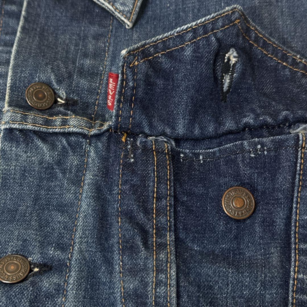 70505 BIG E サイズ44縮み 刻印529 ケアタグ デニムジャケット