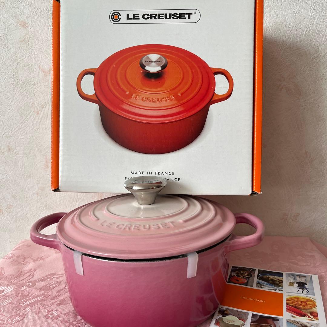 ルクルーゼ シグニチャーココットロンド18 ブーケピンク