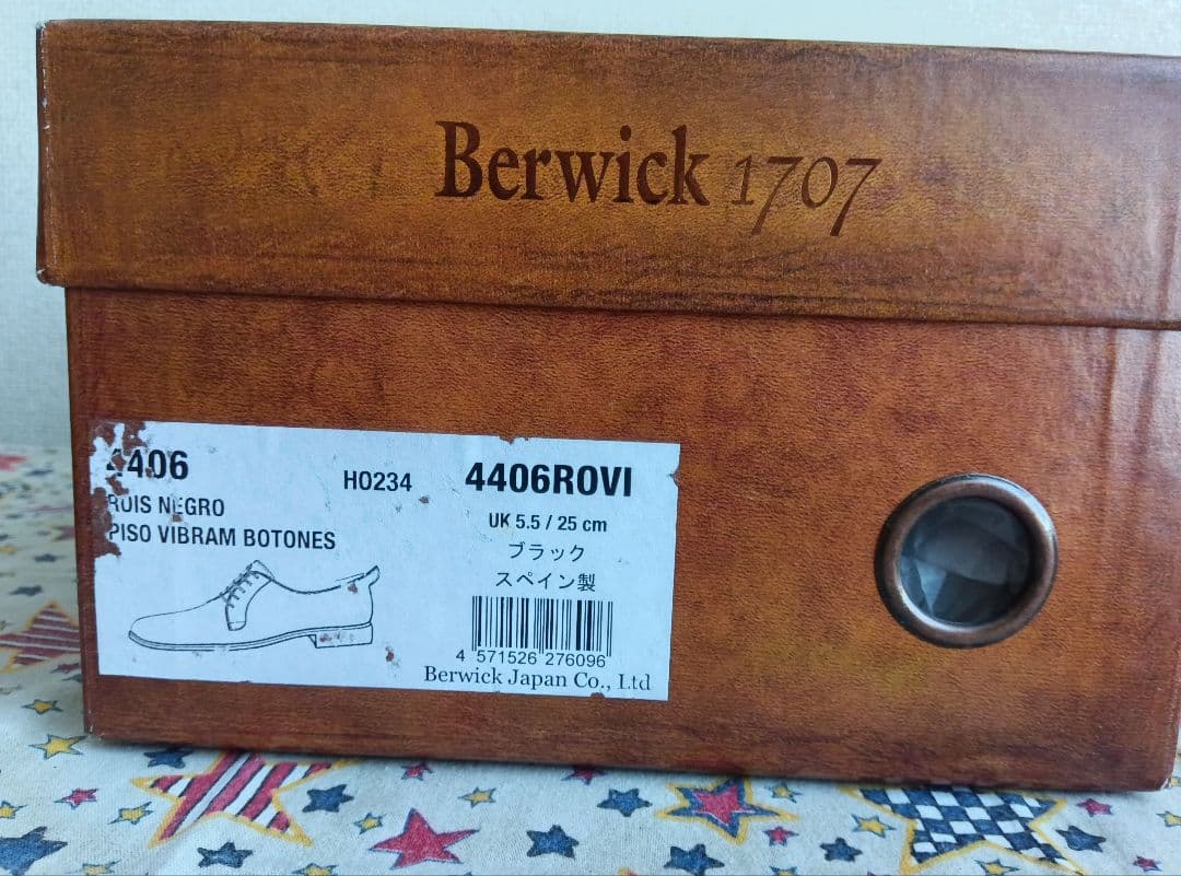 Berwick1707 4406ROVI プレーントゥシューズ