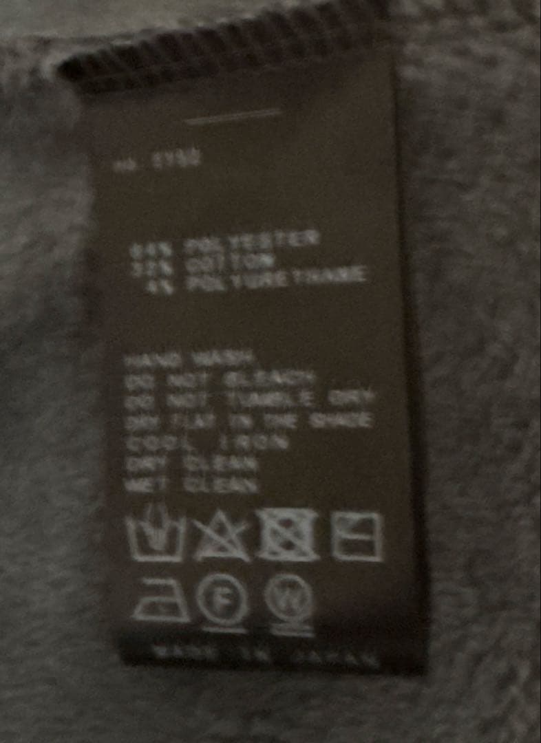 AP STUDIO New Warm Zip Hoodiグレー