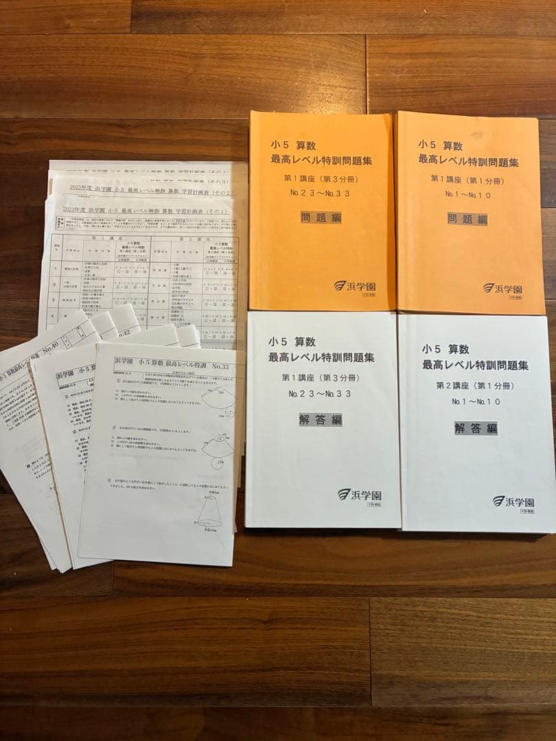 専用⭐︎ 浜学園　小5算数最高レベル特訓問題集