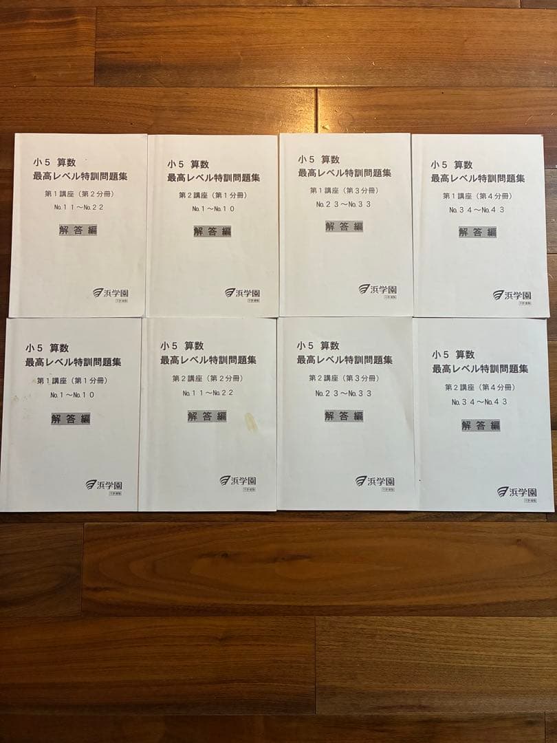 専用⭐︎ 浜学園　小5算数最高レベル特訓問題集
