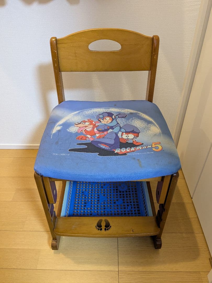 う*み様 学習椅子　ロックマン　ジャンク