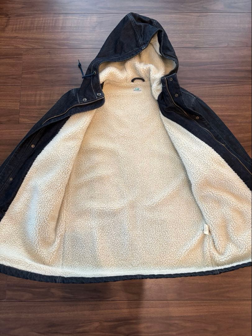 Lee ダークデニム カバーオール フード付き　Lサイズ　LT5016