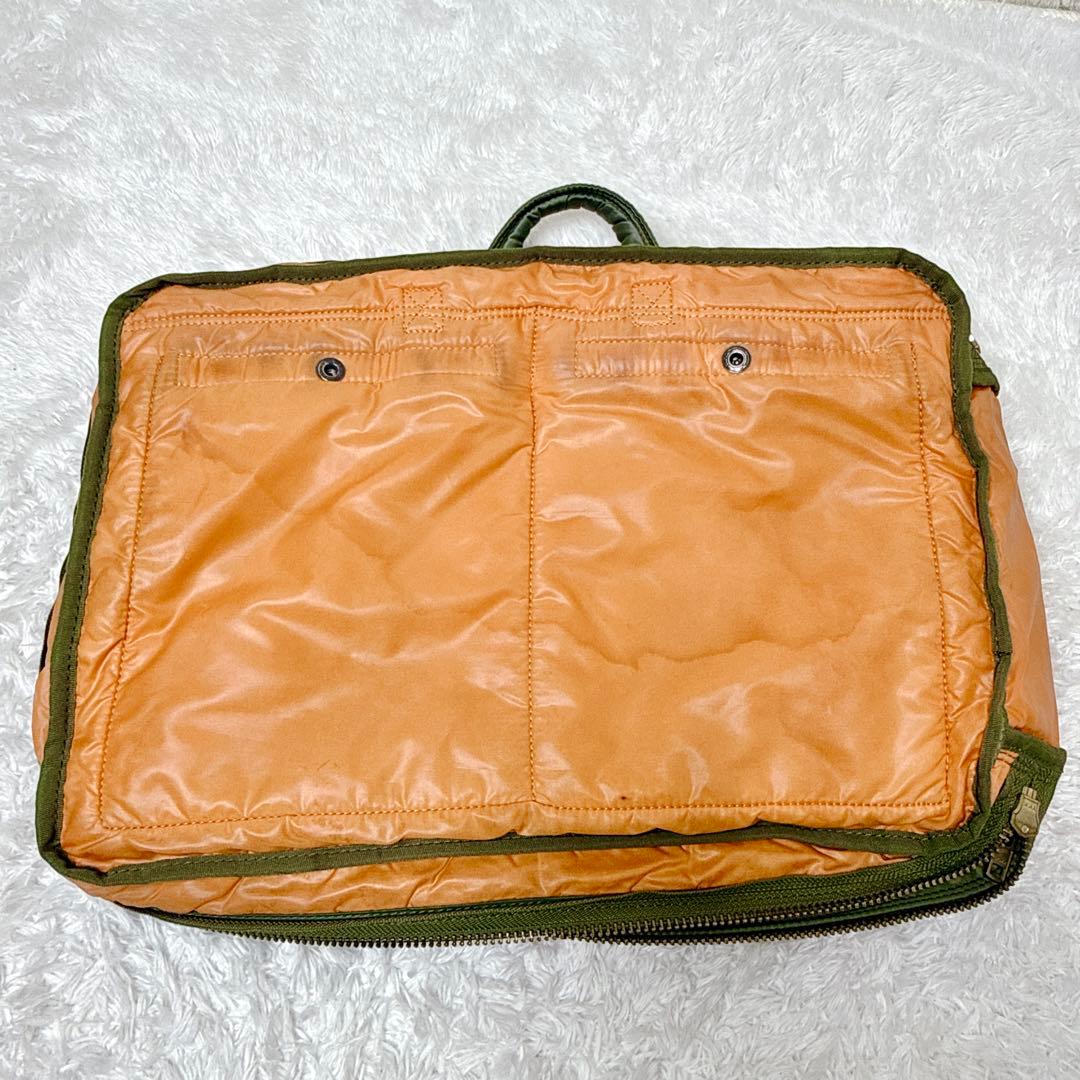 廃盤 PORTER ポーター タンカー 3way ビジネスバッグ セージグリーン
