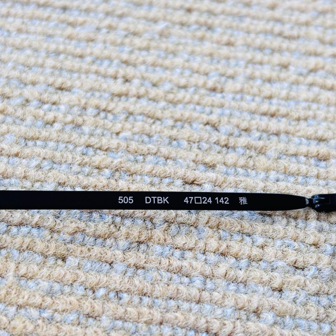 【極美品】OLIVER PEOPLES 505 雅 DTBK クリップオン付き