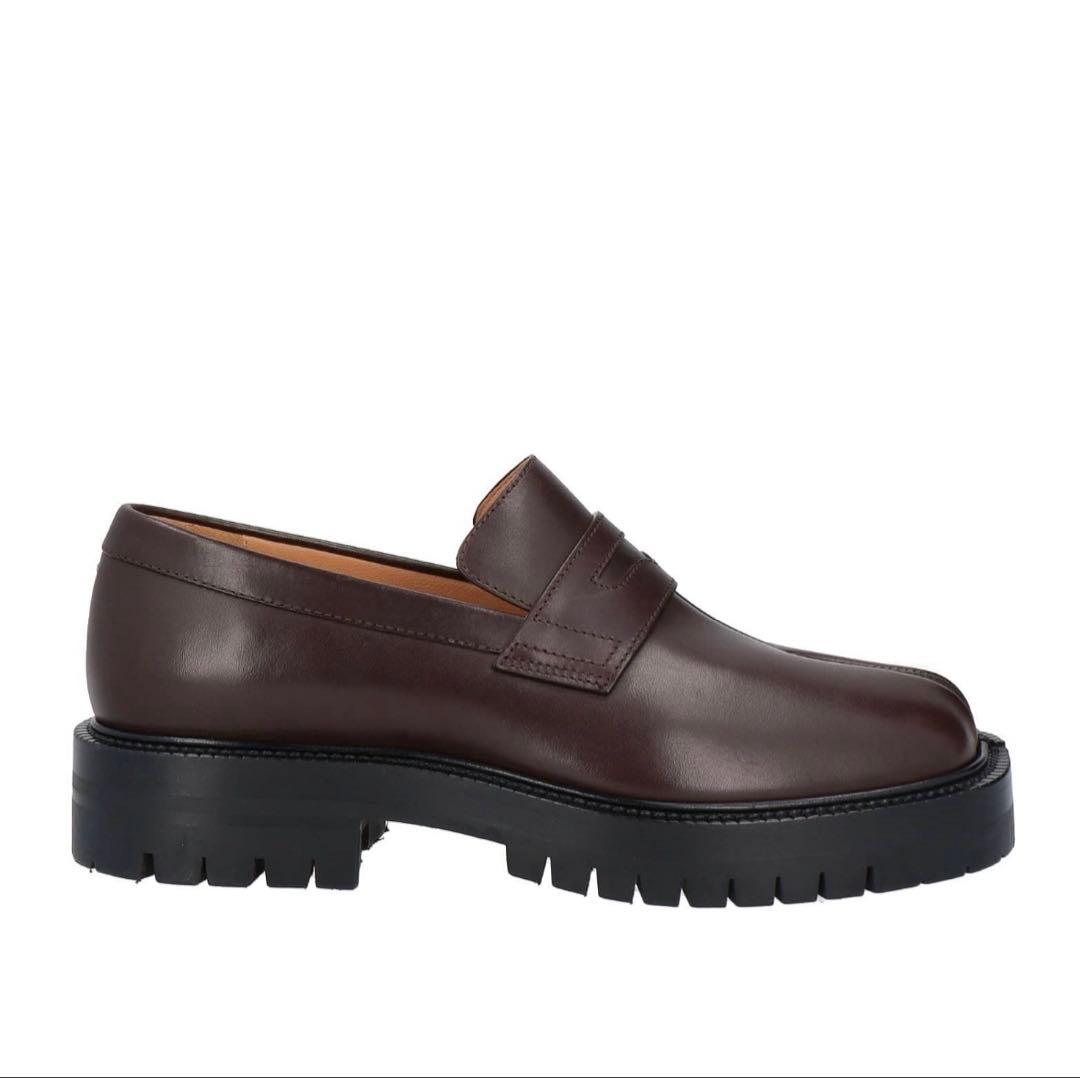 美品maison margiela tabi 厚底ローファーマルジェラタビブーツ