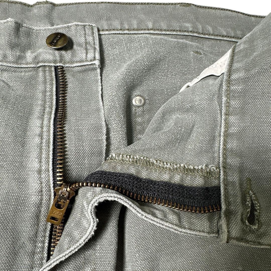 Carhartt ダブルニー B05 MOS モスグリーン W38 ワークパンツ
