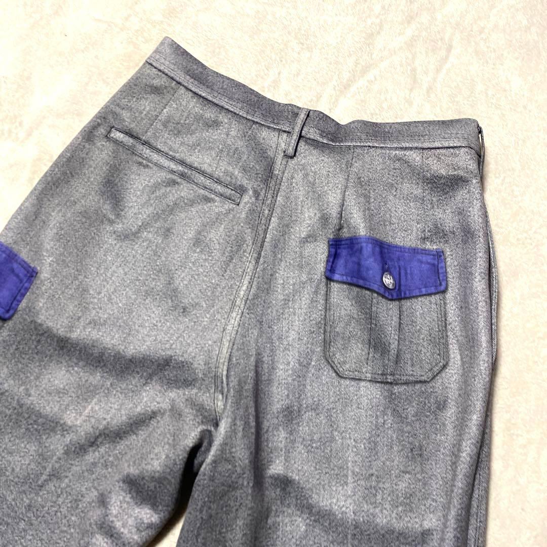 ✨希少✨yohji yamamoto POUR HOMME 転写パンツ　サイズM