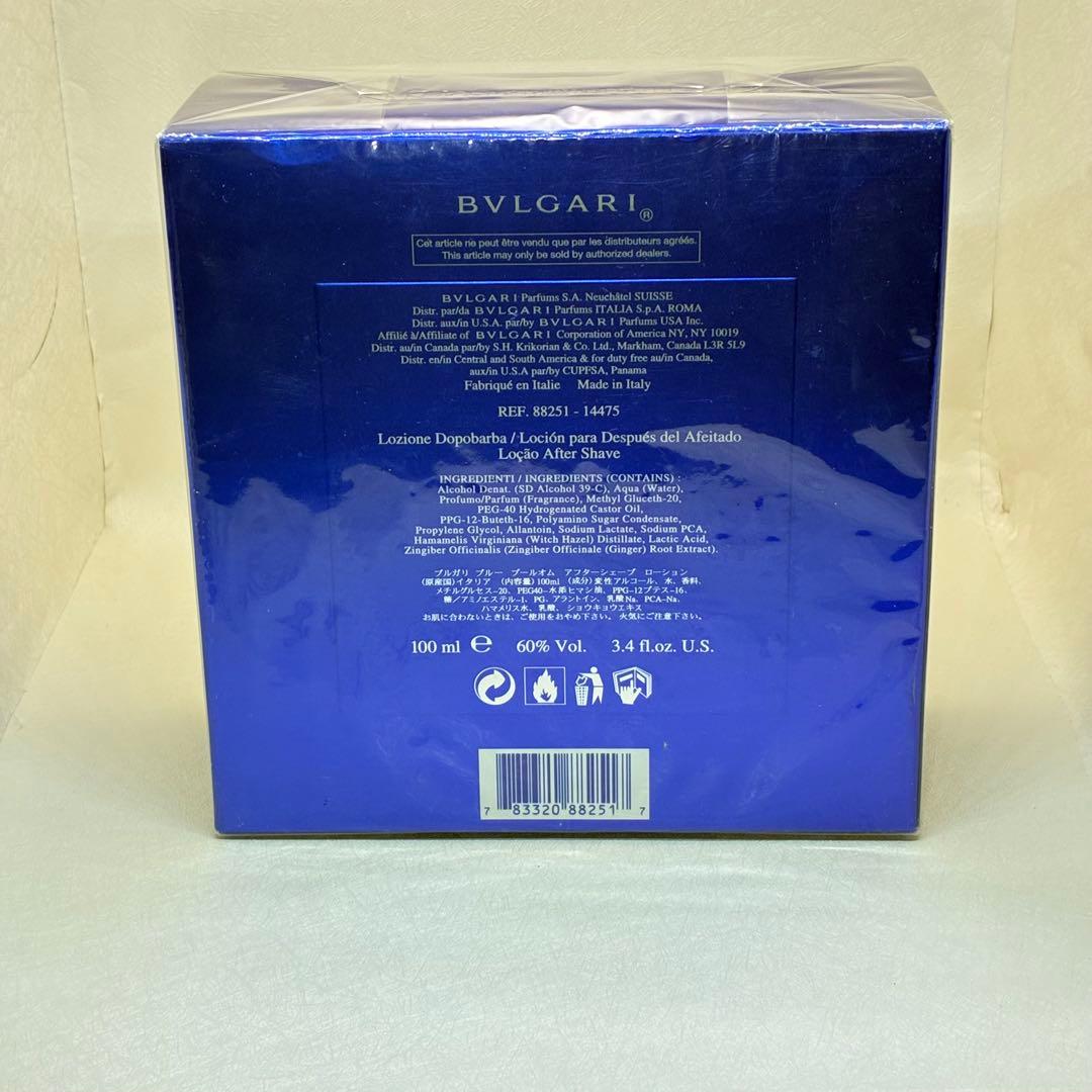 【新品未開封】ブルガリ　ブループールオム　アフターシェイブローション100ml
