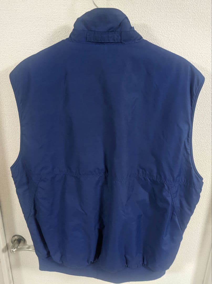 パタゴニア シェルドシンチラベスト ナイロン　ブルー　サイズＬ　90年代