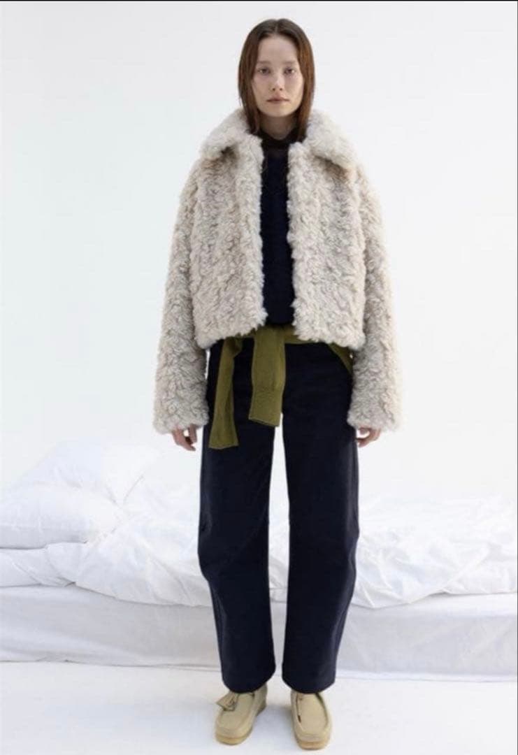 【最終価格】MONOHA ショートファージャケット