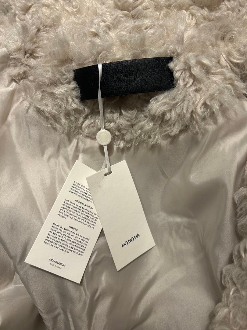 【最終価格】MONOHA ショートファージャケット