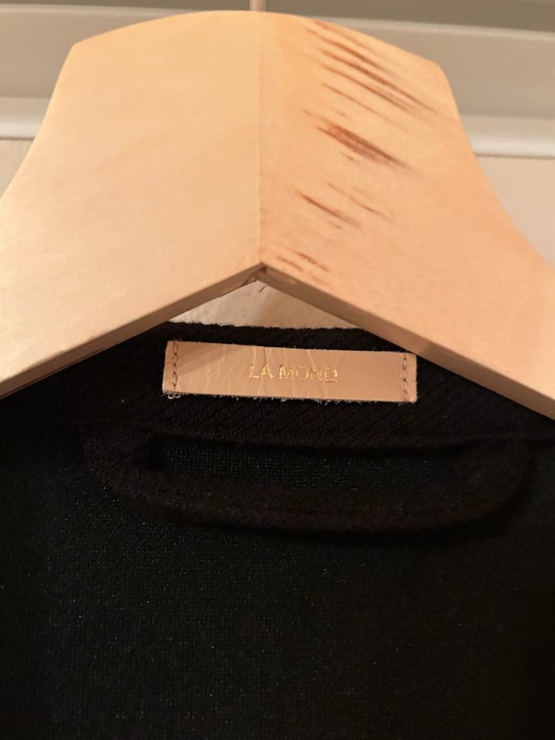 LAMOND (ラモンド) ノーカラージャケット カーディガンブラックsize3