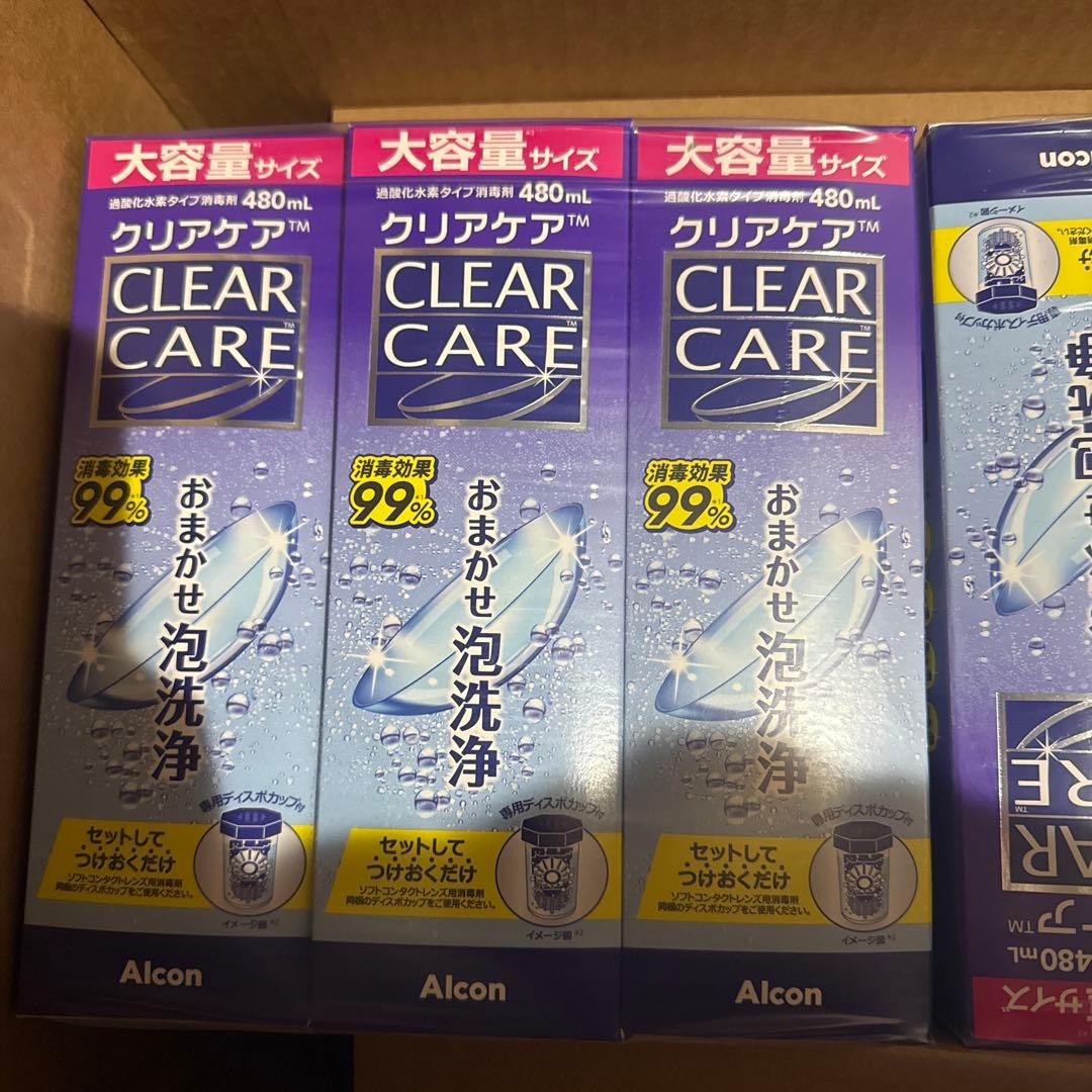 CLEAR CARE 480mL ソフトコンタクト洗浄液 12本