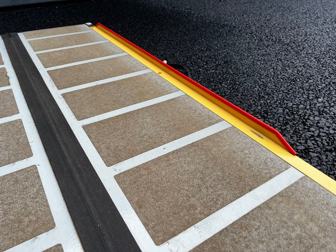 ケアスロープ 1.5M 150cm 折りたたみ式 グレー/イエロー