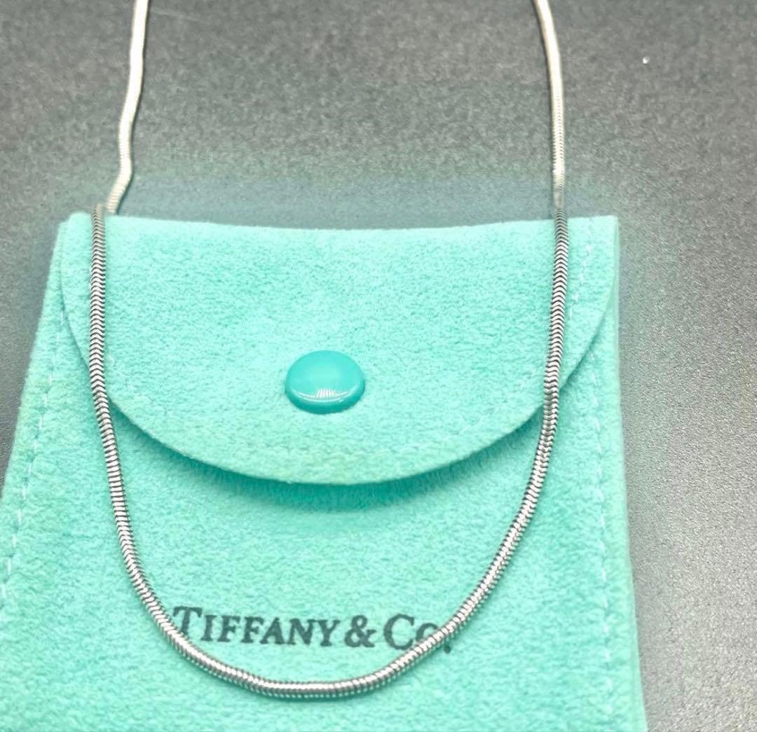 美品✨ティファニー スネークチェーンネックレス SV925 シルバー 45㎝