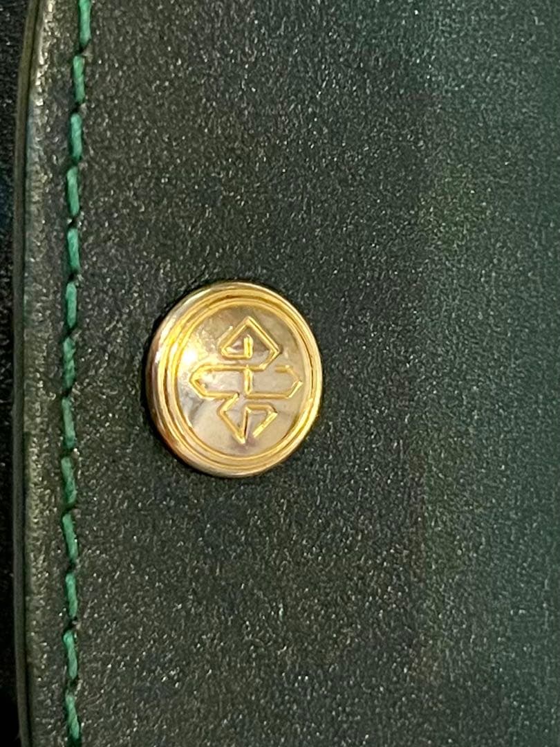 期間限定値下げ　送料込み　美品　箱付き　Ettinger グリーン メガネケース