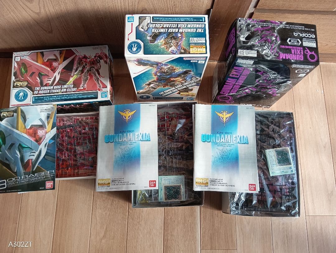 【限定MG/RG】ガンダム00 3点セット エクシア＆ダブルオーライザー