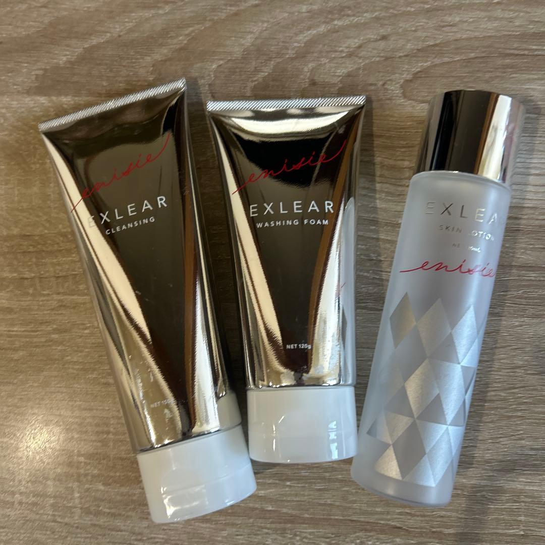 【未開封】enisie EXLEAR基礎クレンジング・洗顔フォーム・化粧水セット