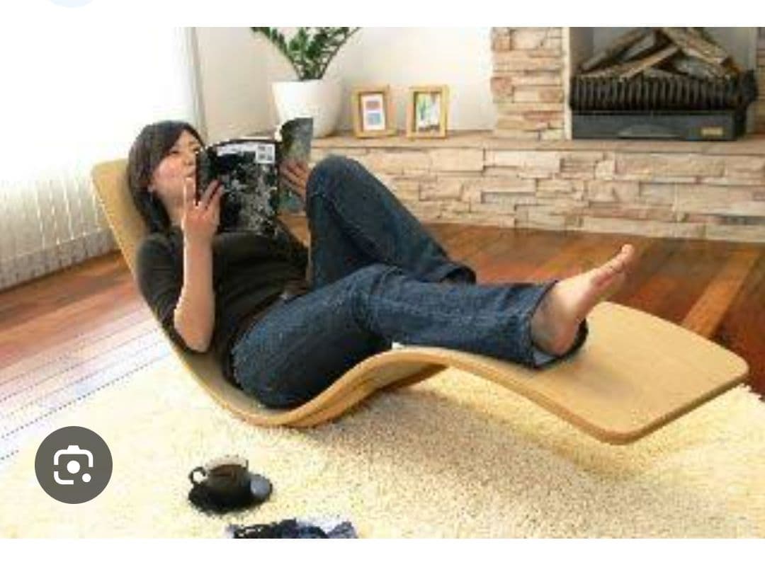 木製リクライニングチェア