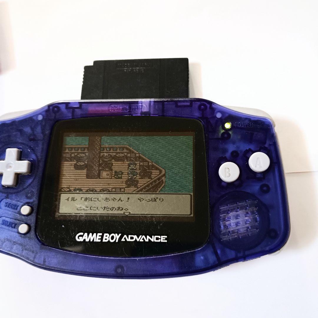 ​動作確認済ゲームボーイアドバンス ミッドナイトブルー ドラクエモン2 セット