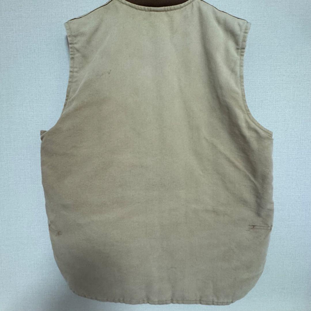 ト*ー様 Carhartt ベスト　ダックベスト　ベージュ