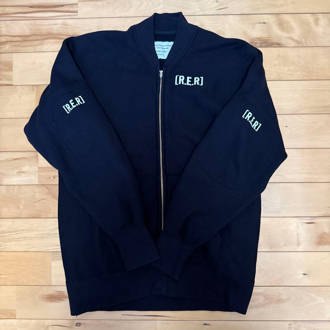 RIDING EQUIPMENT RESEARCH ジップアップ　スウェット