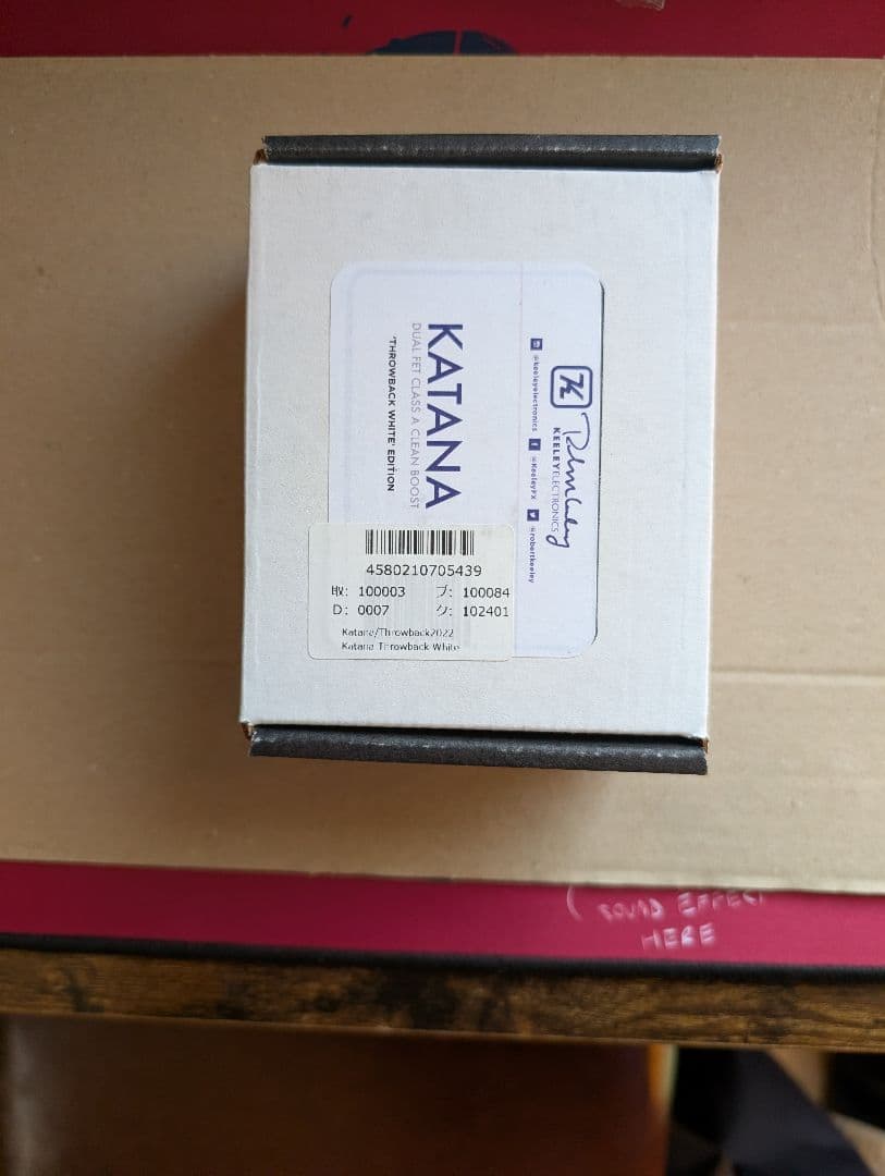 ギター Keeley Katana Clean Boost