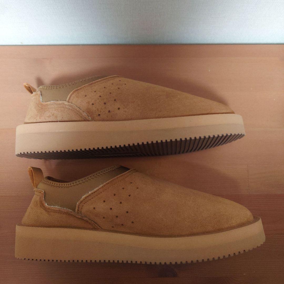 ふむ様 SUICOKE スイコック ムートンサボ スリッポン ブラウン 24cm