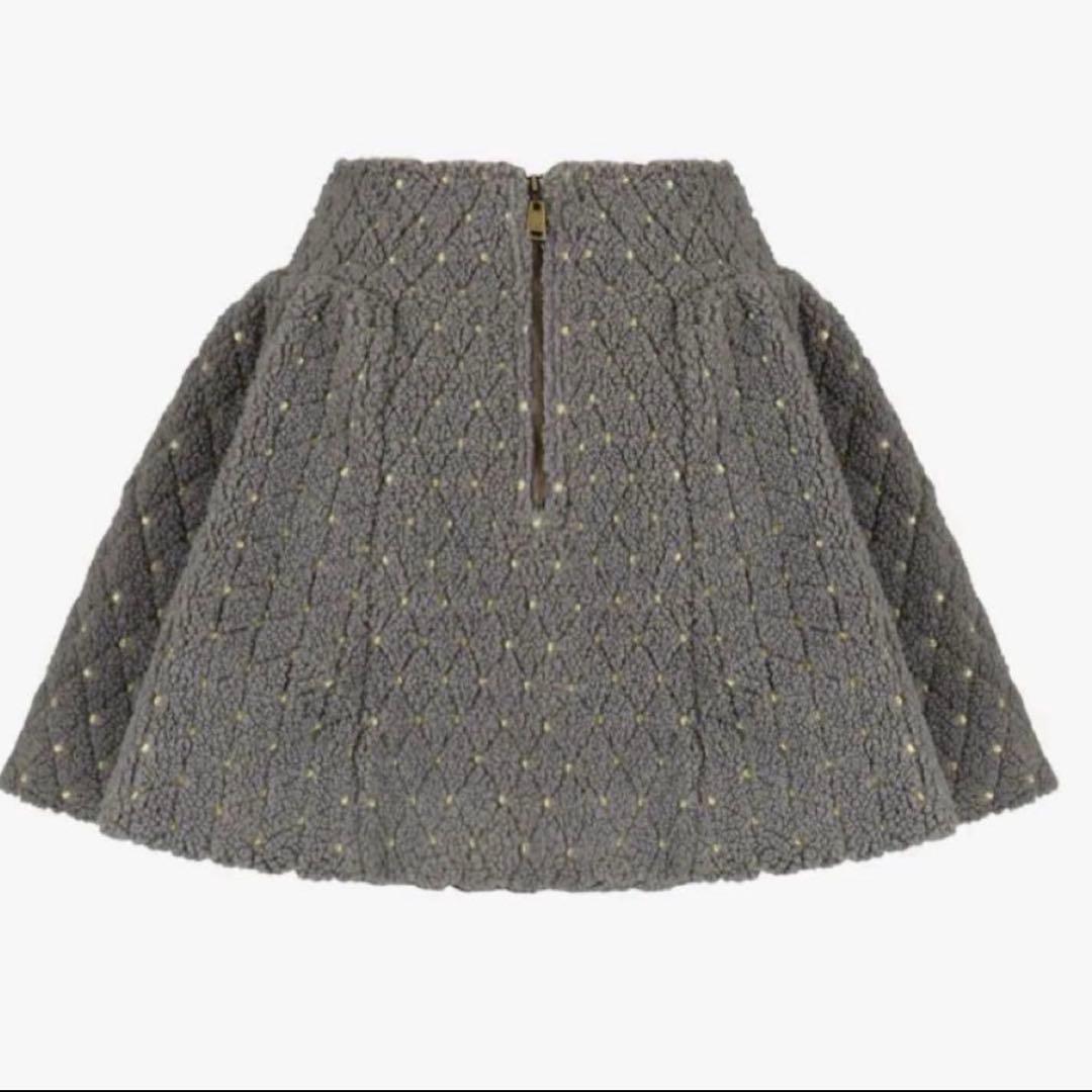 Bibiy. ODETTE BOA PLEATED SKIRT サイズS