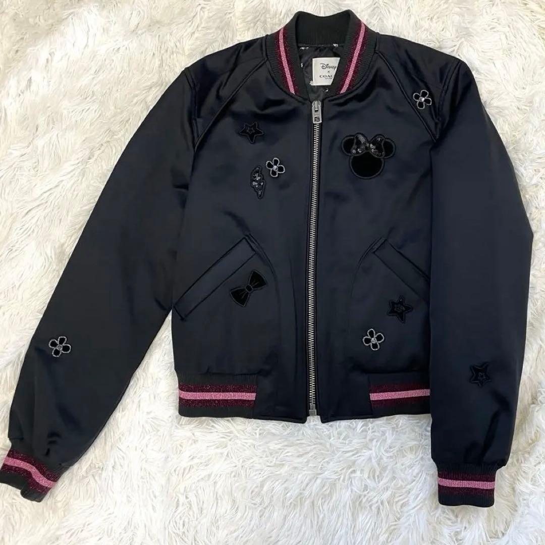 【美品】Disney × COACH コラボ ジャケット F29068（XS）