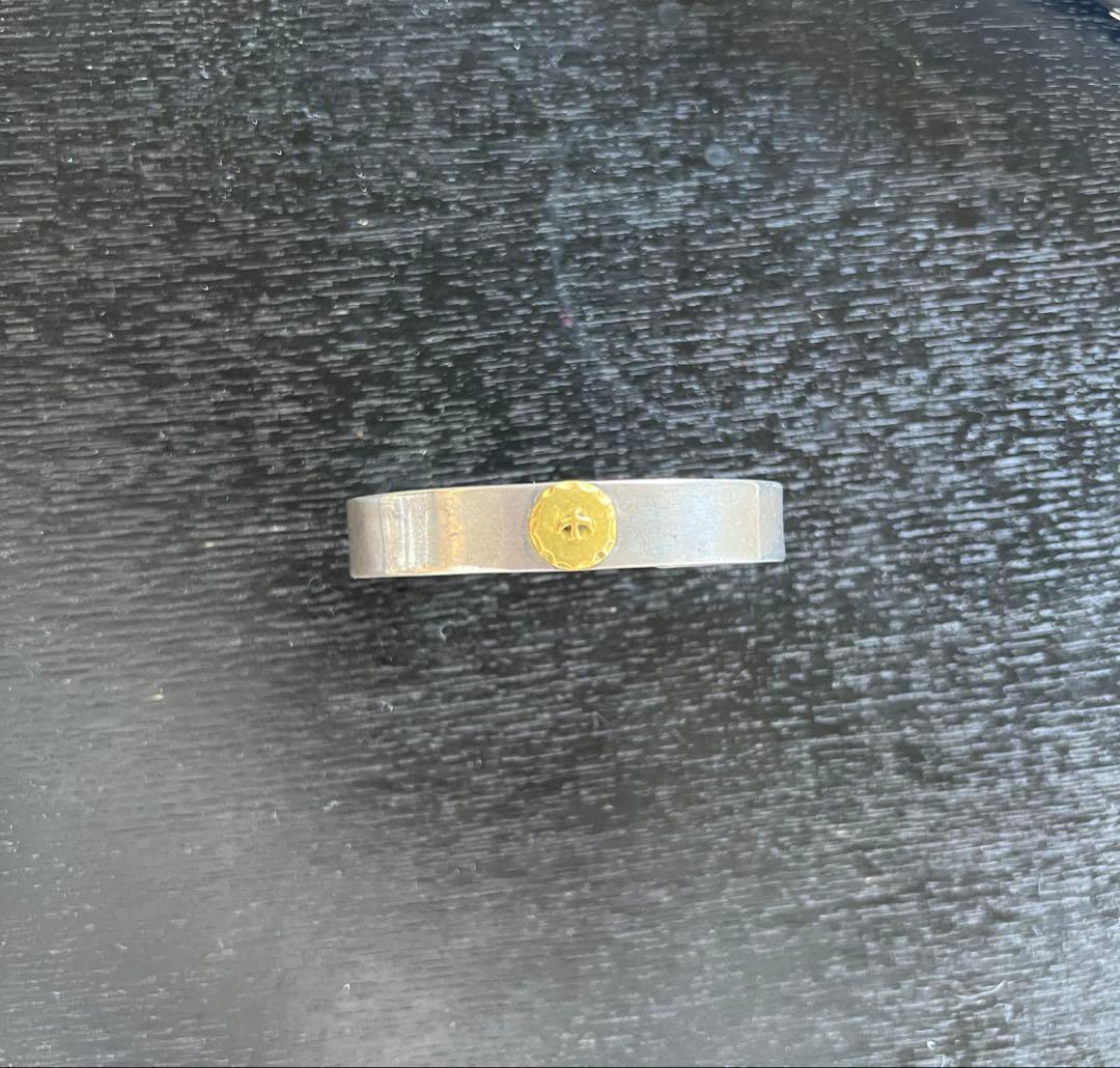 ゴールドイーグルシルバーバングル　925刻印