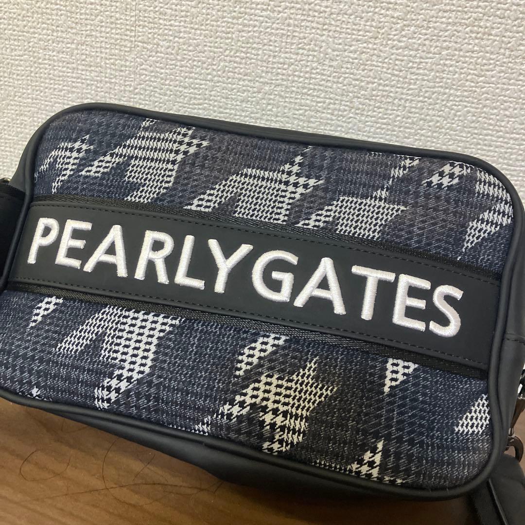 PEARLY GATES ショルダーバッグ　ポーチ　2way 千鳥格子