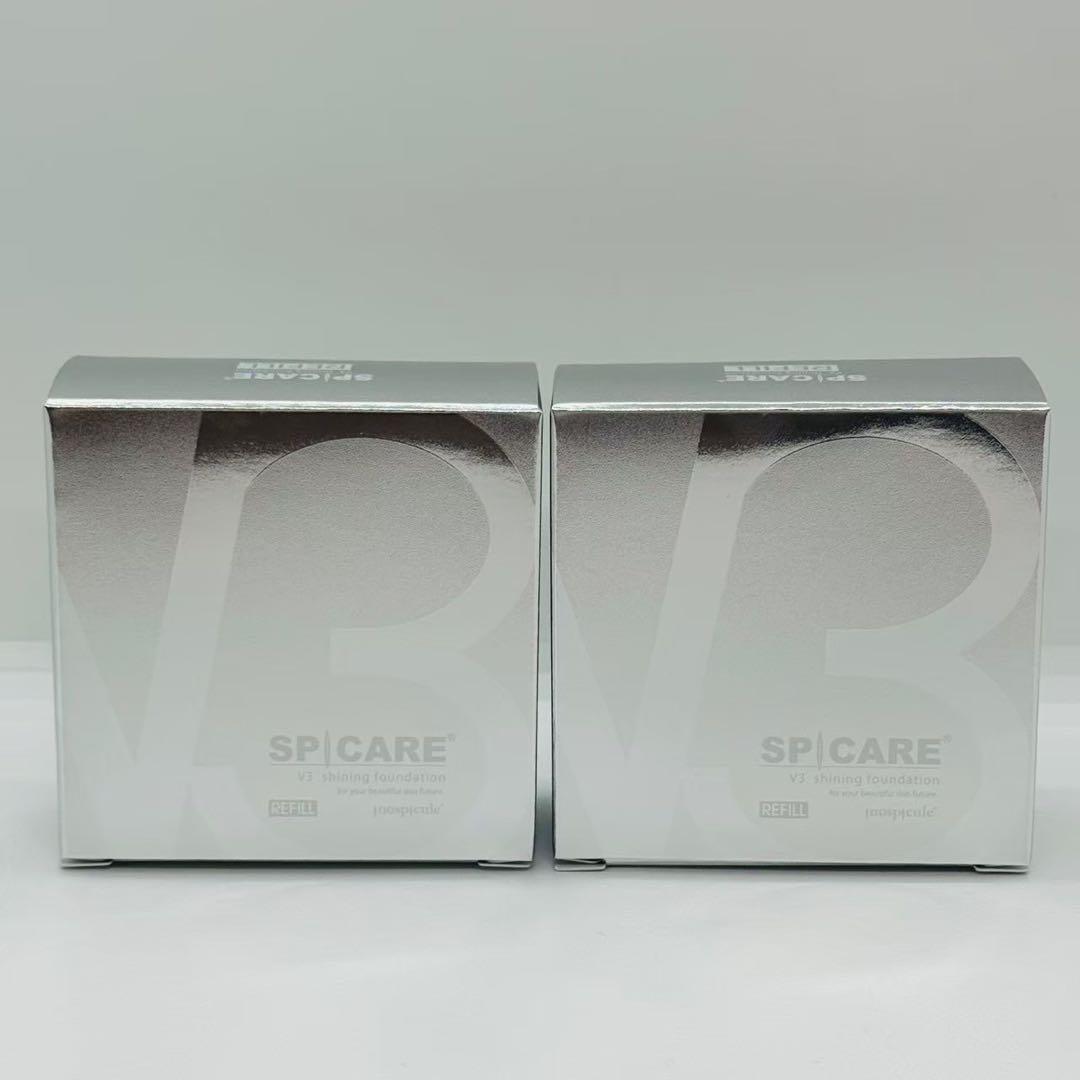 スピケア V3 シャイニングファンデーション 詰替【2個】正規品 ロット番号付き