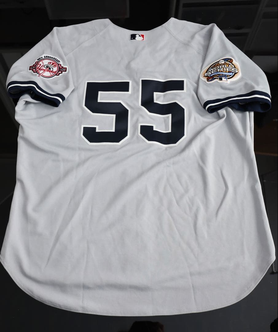 松井秀喜 ヤンキース 2003年 プロカットロードジャージ 誤植あり レア