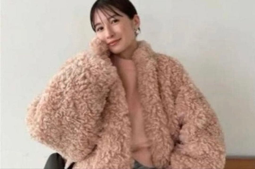 MINAMI TANAKA×CLANE CURL FUR SHORT COAT