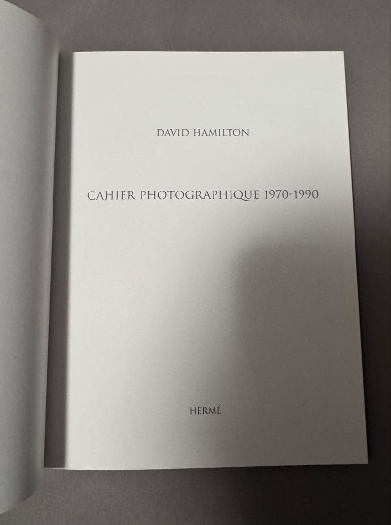 絶版 Cahier photographique 1970-1990