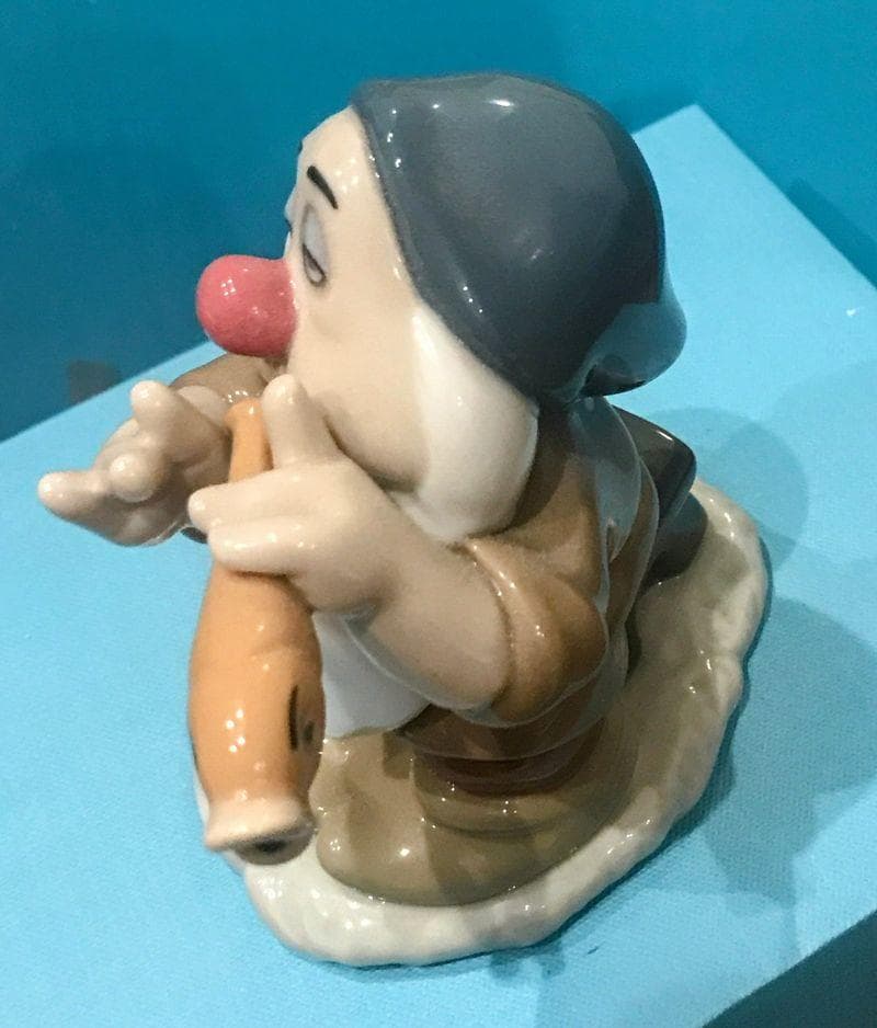 リヤドロ LLADRO スリーピー 80周年記念作品 白雪姫と7人の小人 美品