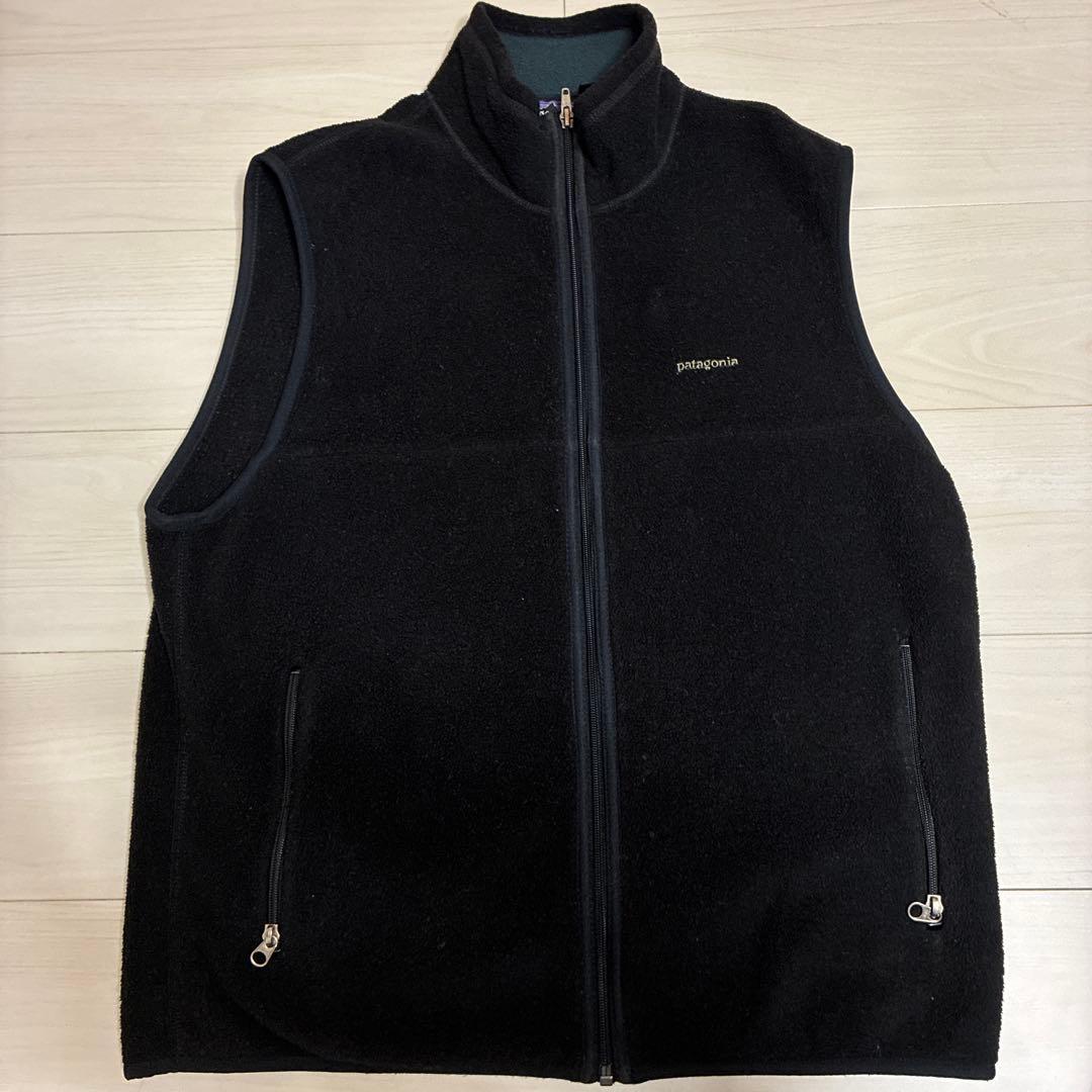 90s patagonia USA フリースベスト　シンチラ M
